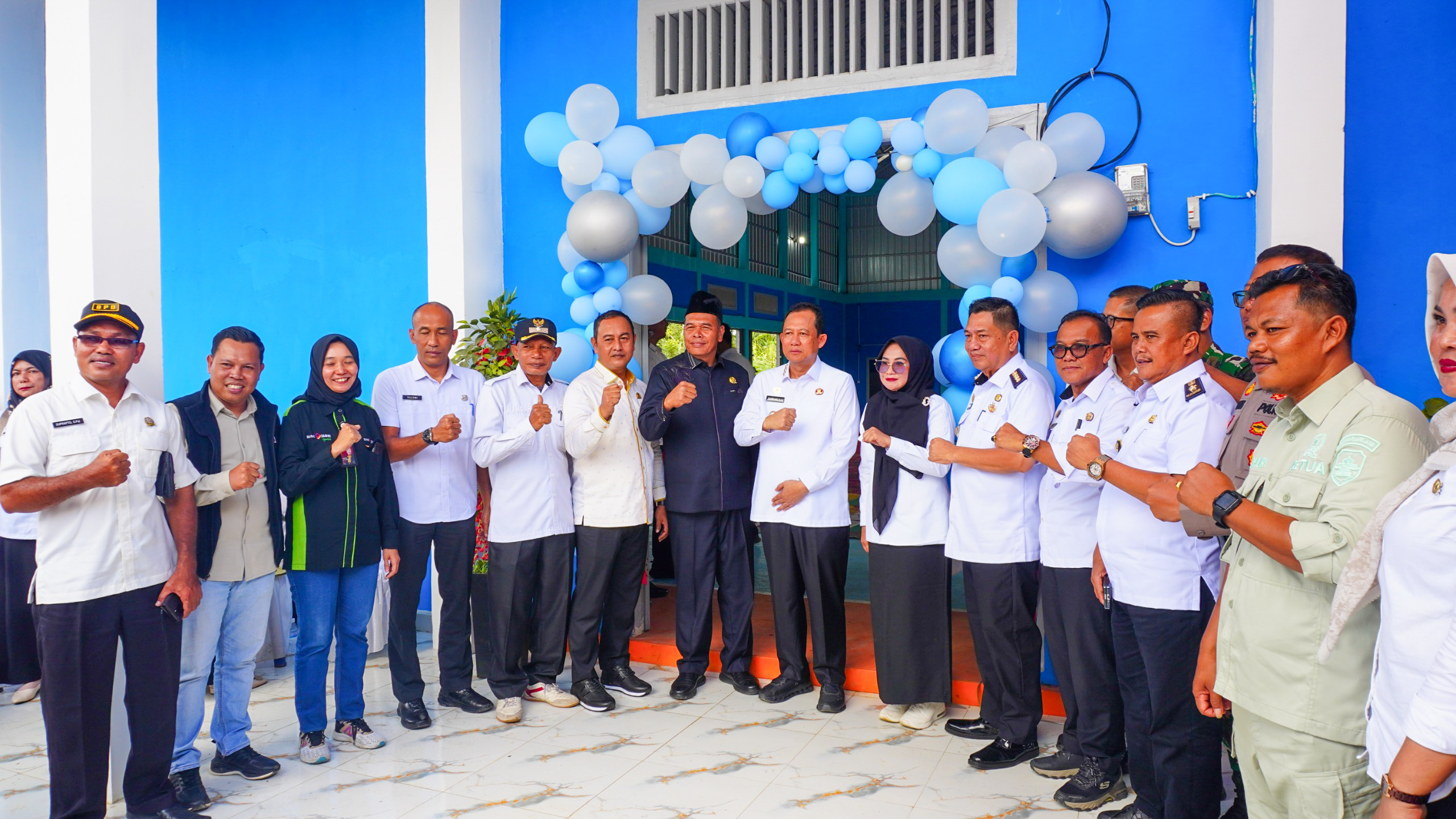 PERESMIAN GEDUNG GELANGGANG OLAHRAGA DESA SUKO AWIN JAYA